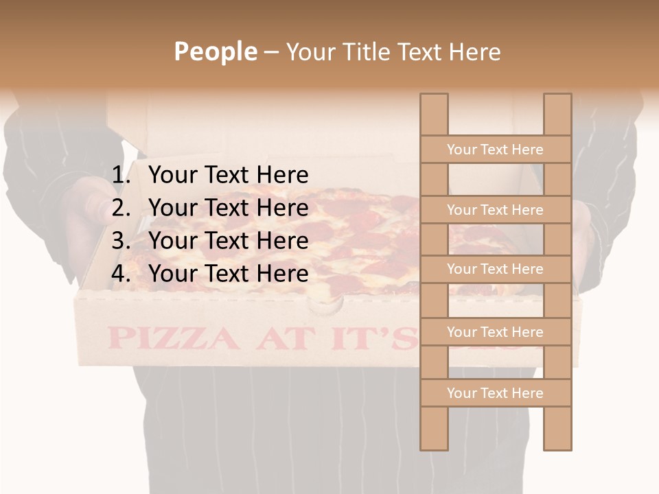 Touching White Grandmother PowerPoint Template