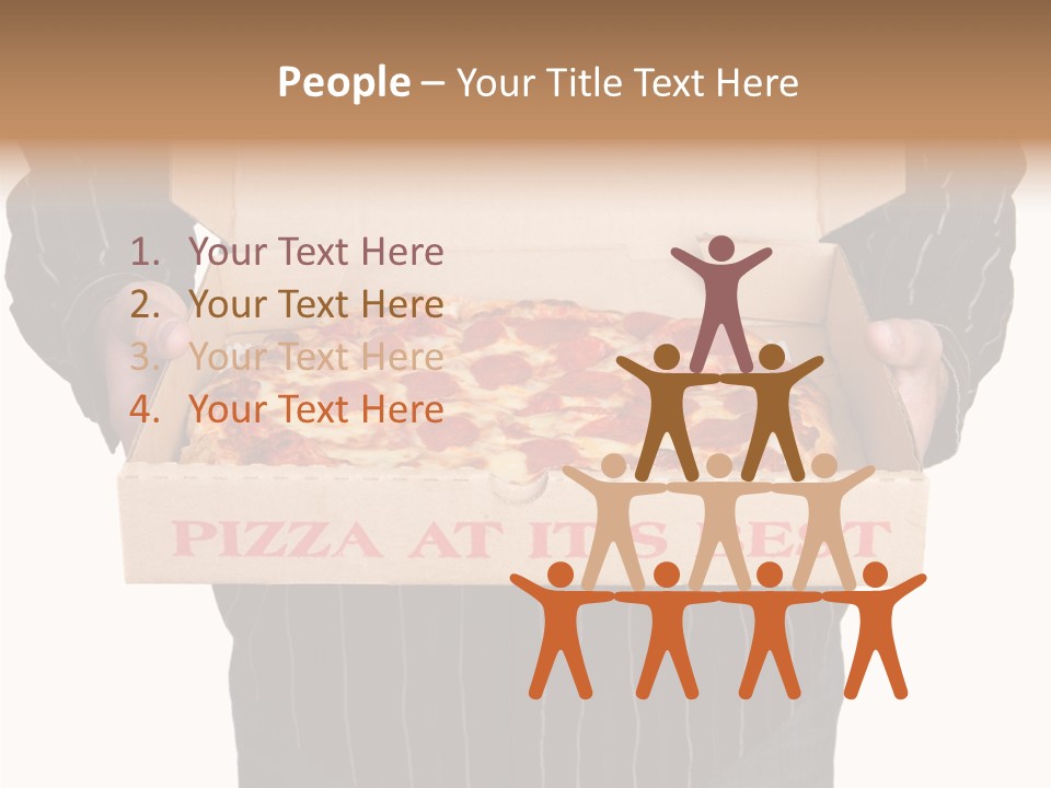 Touching White Grandmother PowerPoint Template