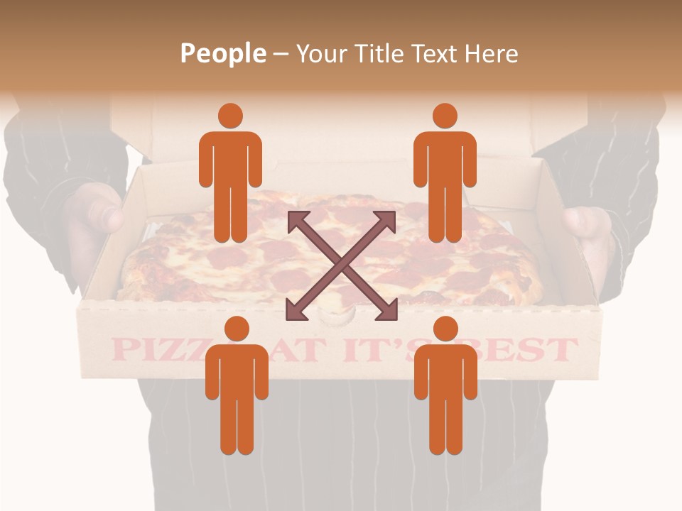 Touching White Grandmother PowerPoint Template