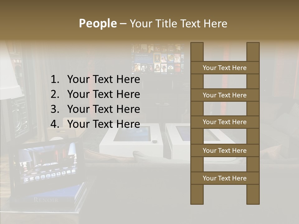 Helping Hand Caregiver Finger PowerPoint Template