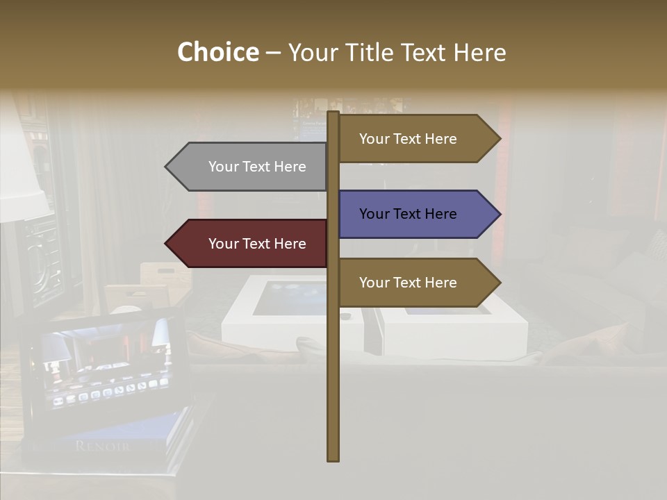 Helping Hand Caregiver Finger PowerPoint Template