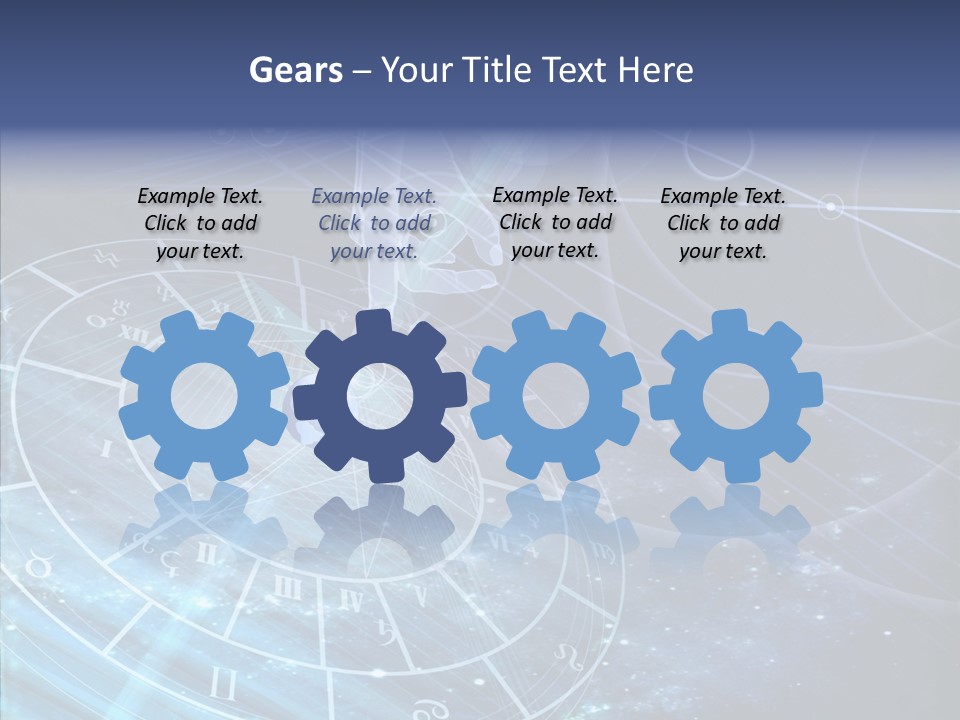 Caregiver White Background Two PowerPoint Template