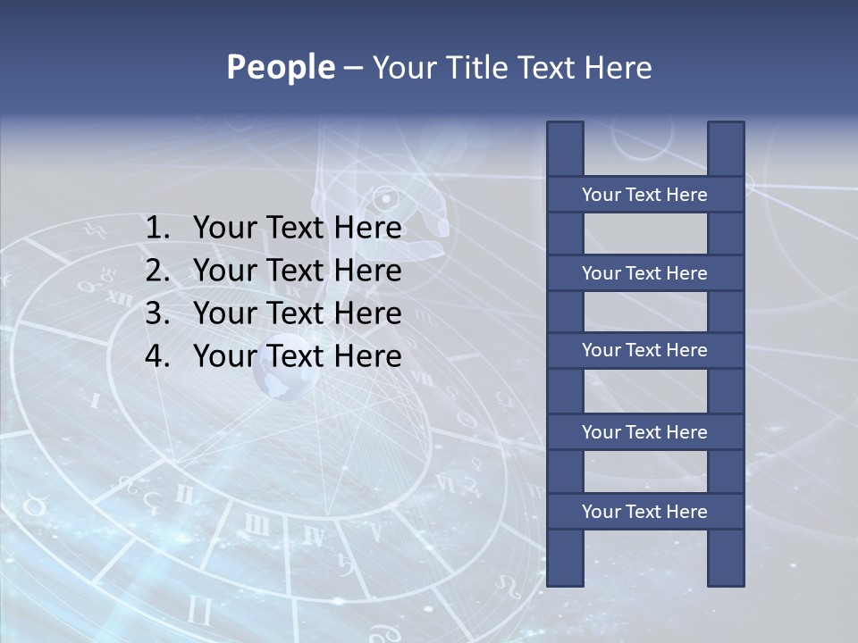 Caregiver White Background Two PowerPoint Template