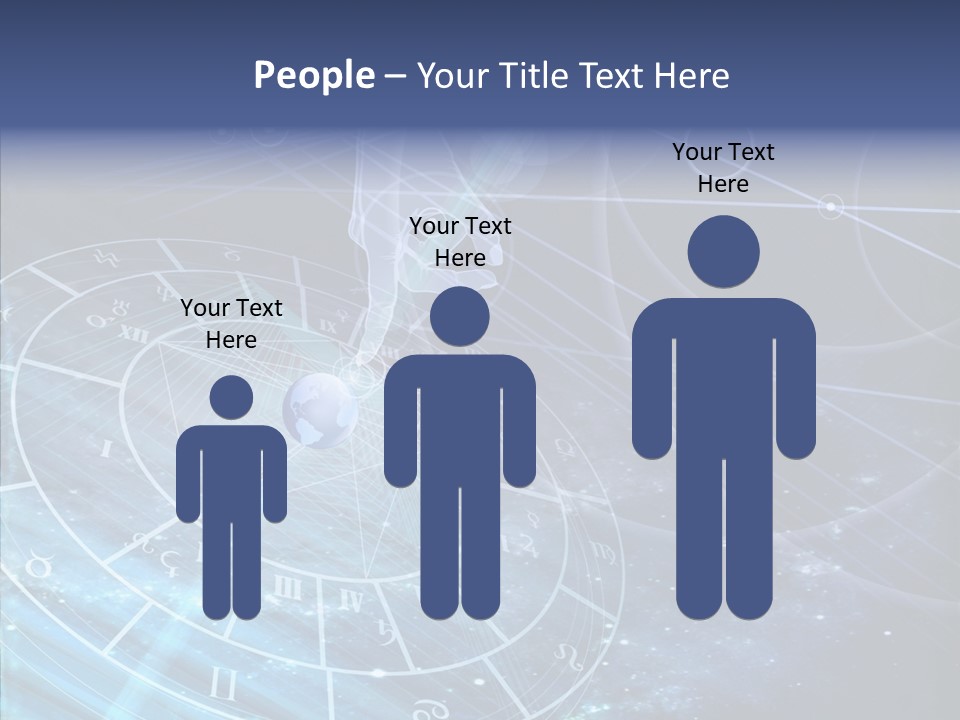 Caregiver White Background Two PowerPoint Template