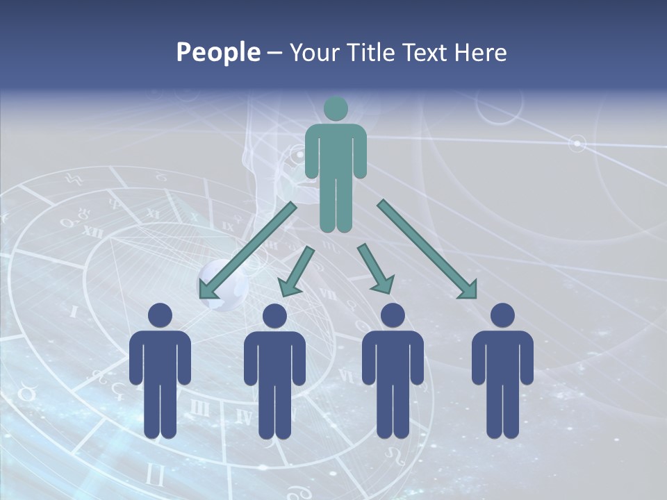 Caregiver White Background Two PowerPoint Template