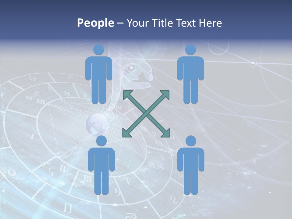 Caregiver White Background Two PowerPoint Template