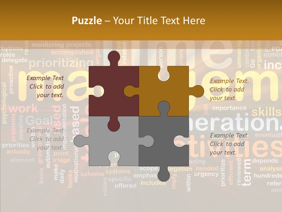 Human Old Assist PowerPoint Template