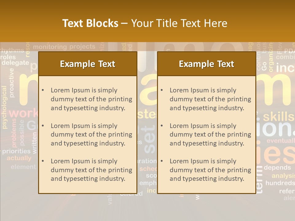 Human Old Assist PowerPoint Template