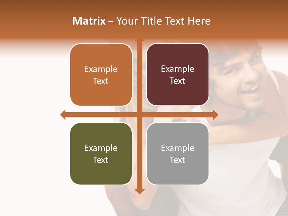 Female Hold Help PowerPoint Template