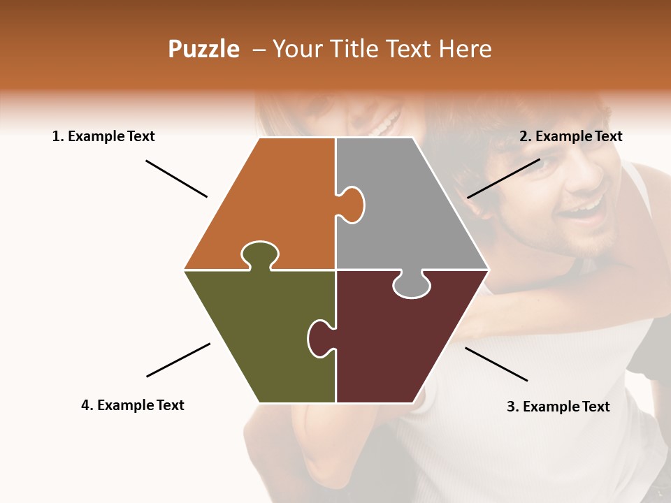 Female Hold Help PowerPoint Template