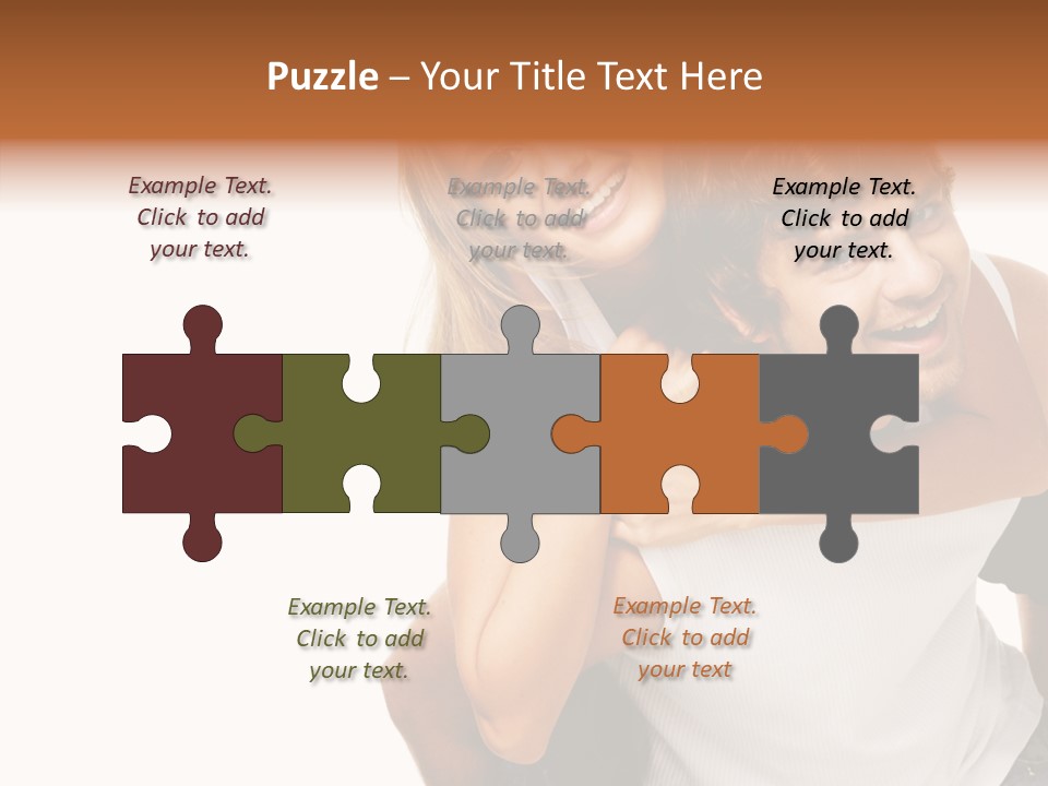 Female Hold Help PowerPoint Template