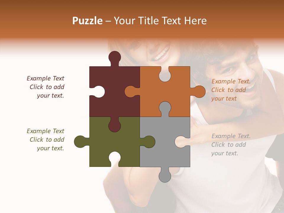 Female Hold Help PowerPoint Template