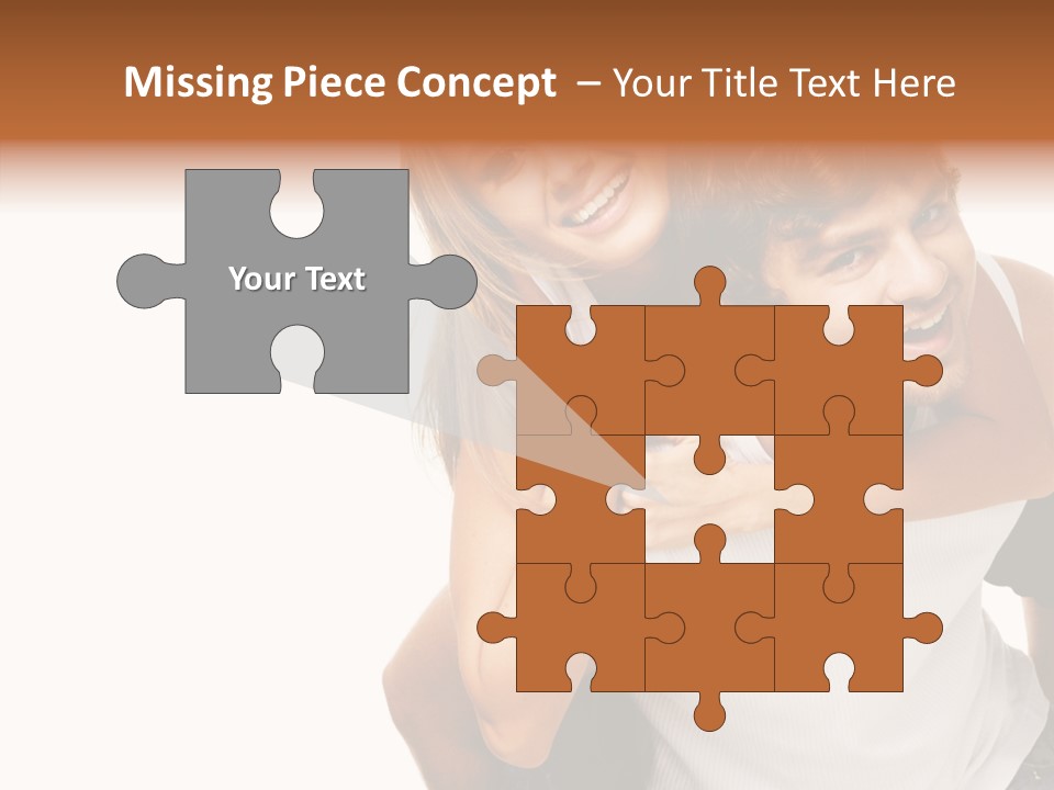 Female Hold Help PowerPoint Template