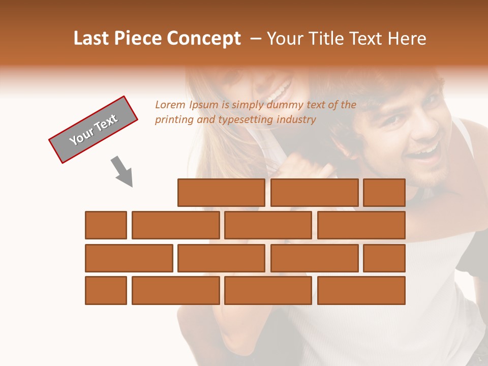 Female Hold Help PowerPoint Template