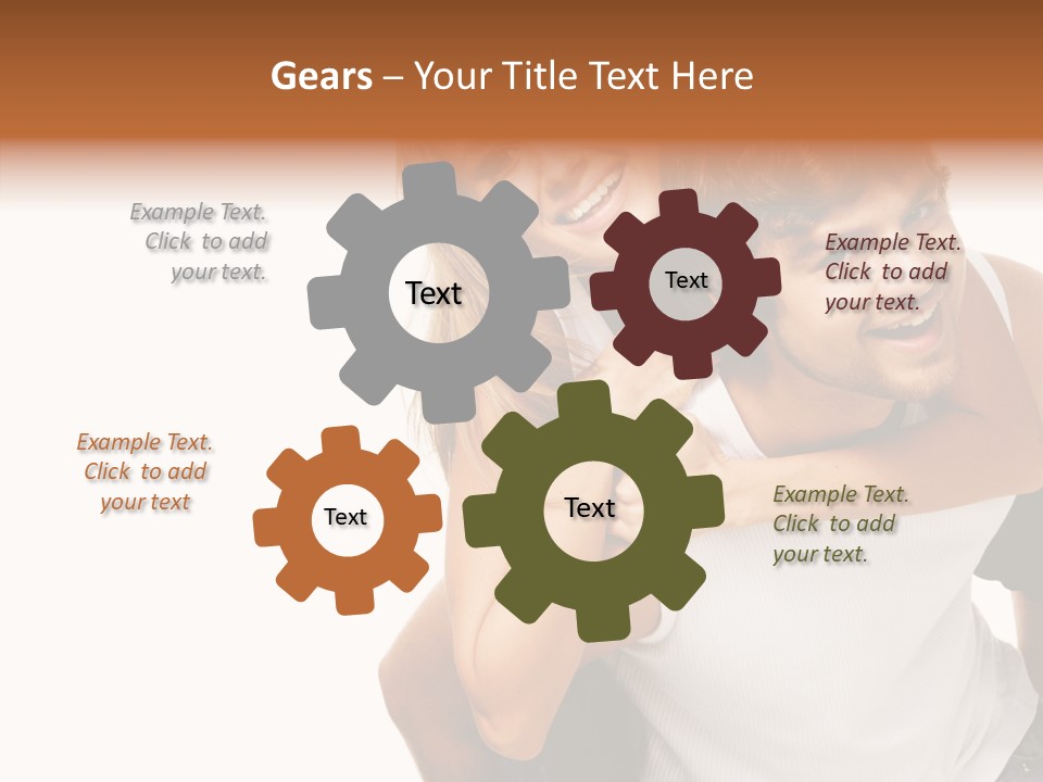 Female Hold Help PowerPoint Template