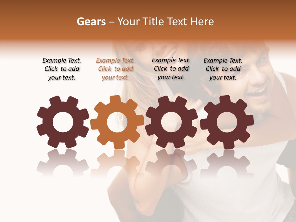 Female Hold Help PowerPoint Template