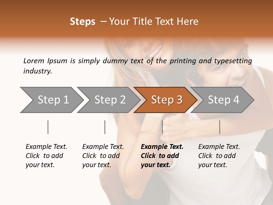 Female Hold Help PowerPoint Template