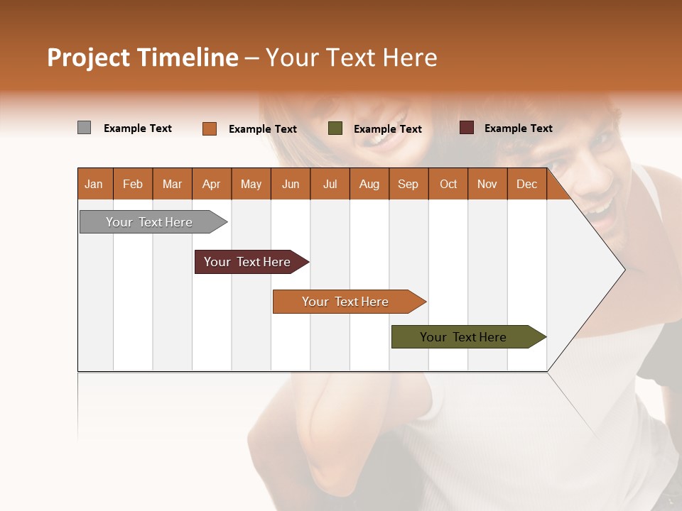 Female Hold Help PowerPoint Template