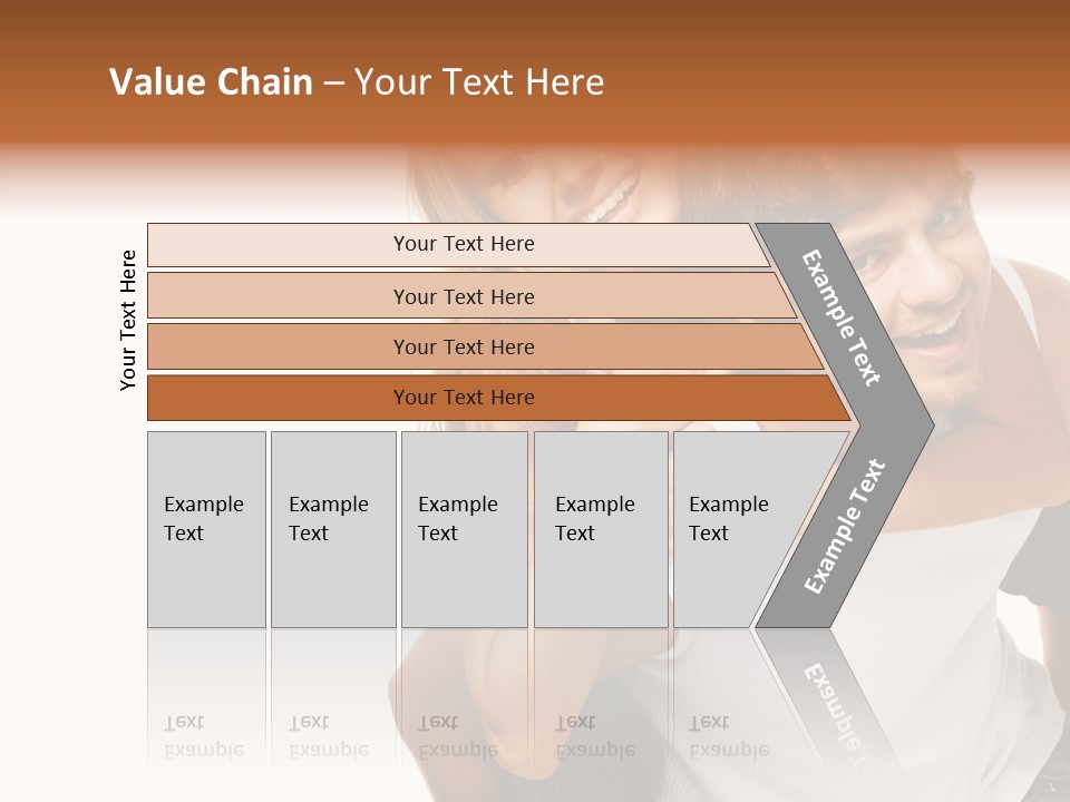 Female Hold Help PowerPoint Template