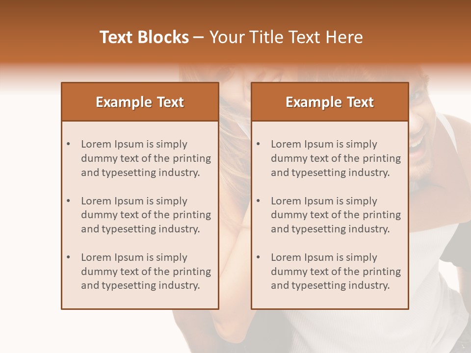 Female Hold Help PowerPoint Template