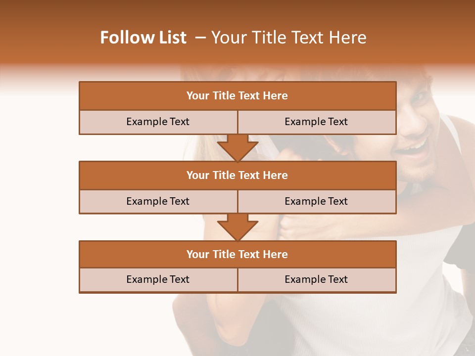 Female Hold Help PowerPoint Template