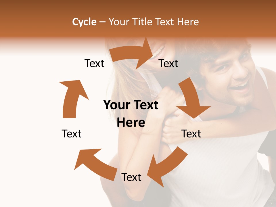 Female Hold Help PowerPoint Template