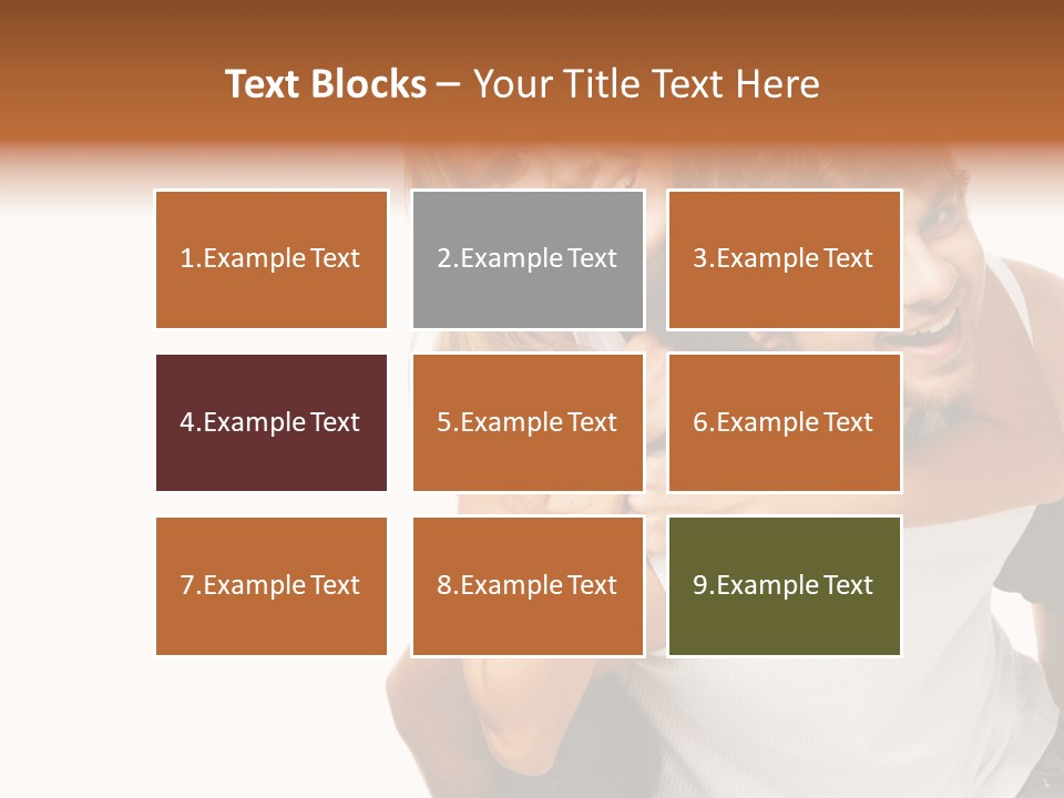 Female Hold Help PowerPoint Template