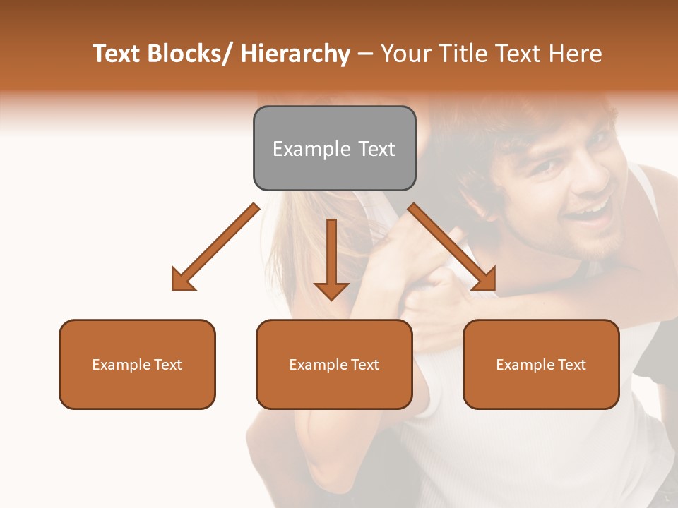 Female Hold Help PowerPoint Template