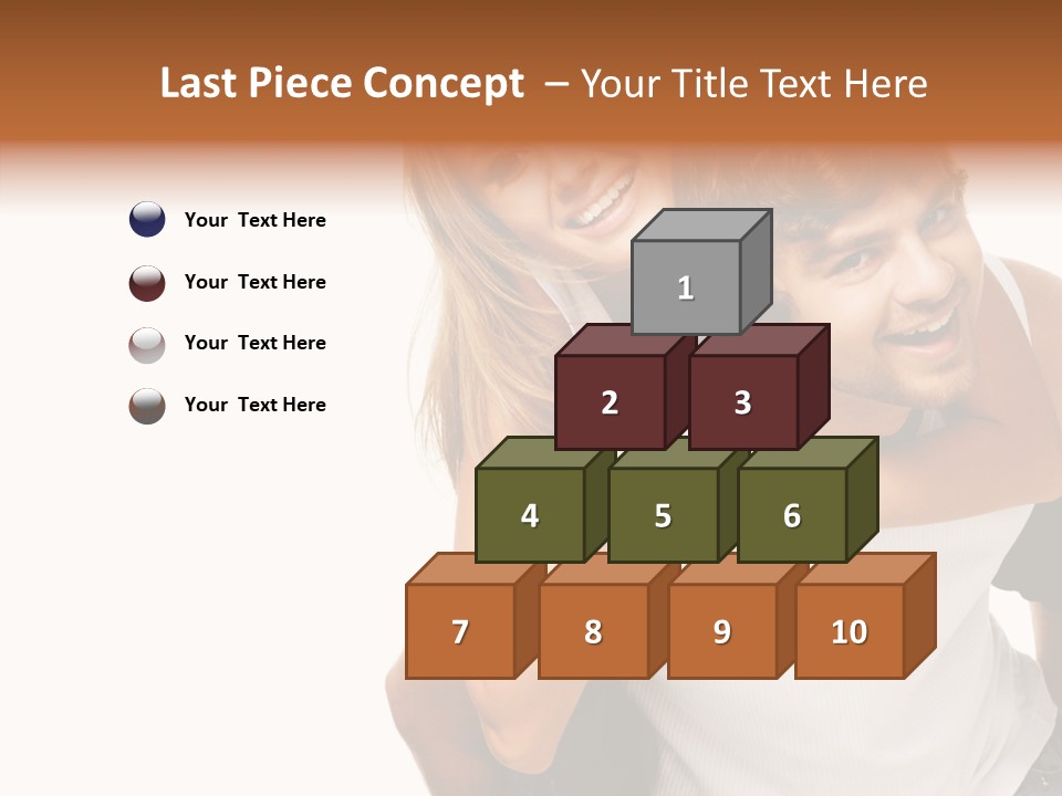 Female Hold Help PowerPoint Template