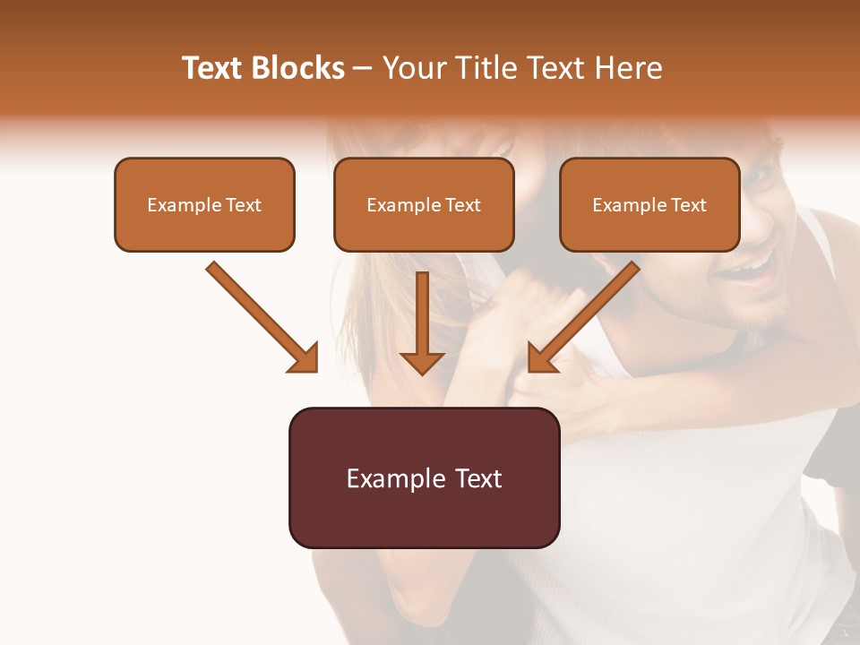 Female Hold Help PowerPoint Template