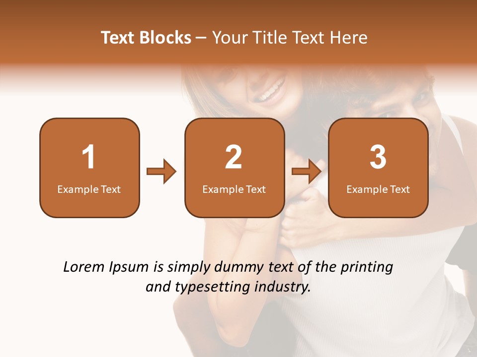 Female Hold Help PowerPoint Template