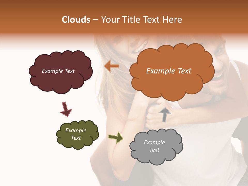 Female Hold Help PowerPoint Template