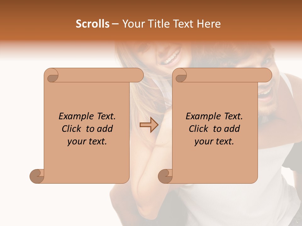 Female Hold Help PowerPoint Template