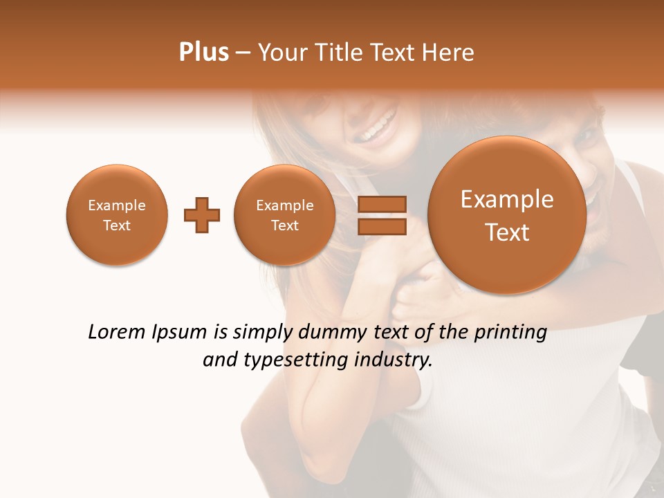 Female Hold Help PowerPoint Template