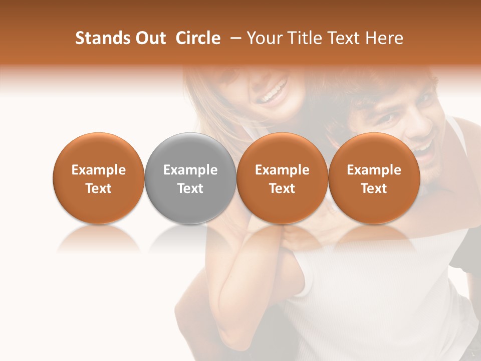 Female Hold Help PowerPoint Template