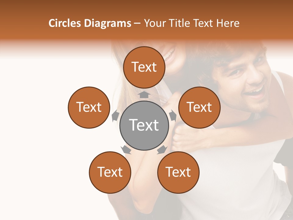 Female Hold Help PowerPoint Template