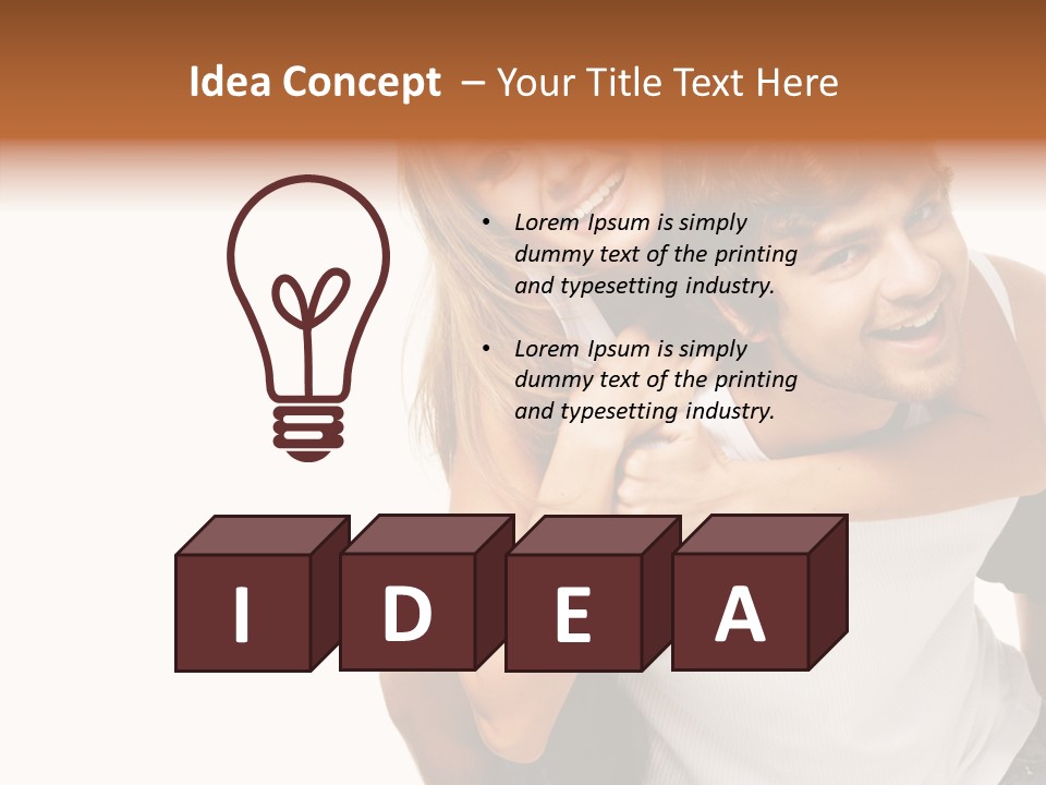 Female Hold Help PowerPoint Template