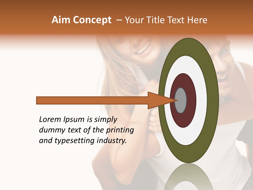 Female Hold Help PowerPoint Template