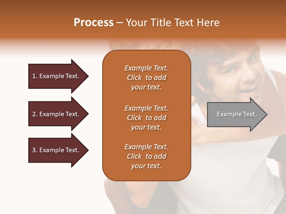 Female Hold Help PowerPoint Template