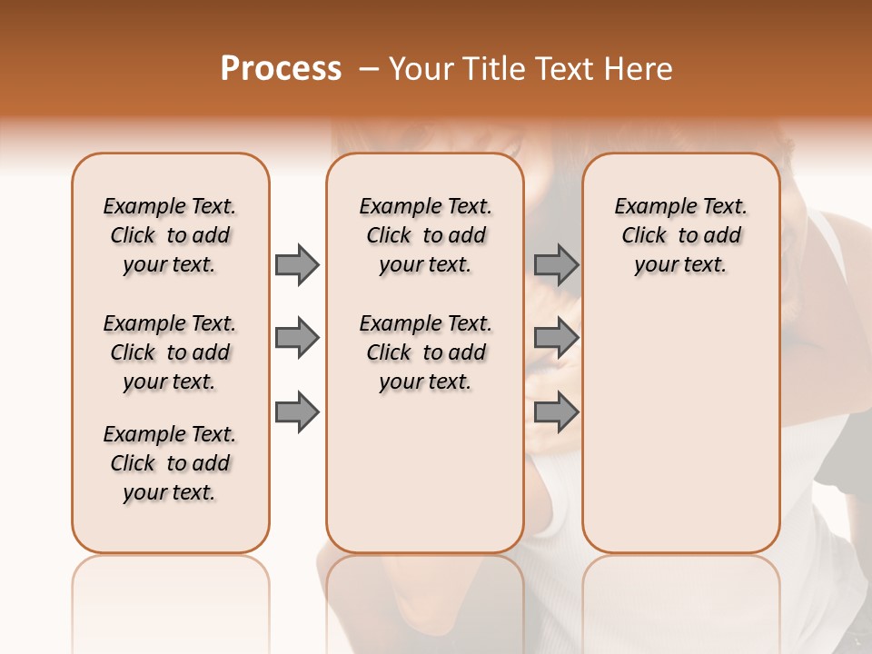 Female Hold Help PowerPoint Template