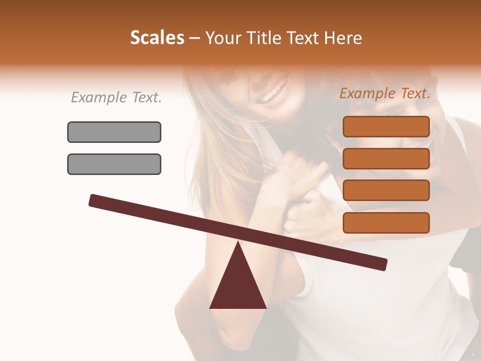 Female Hold Help PowerPoint Template