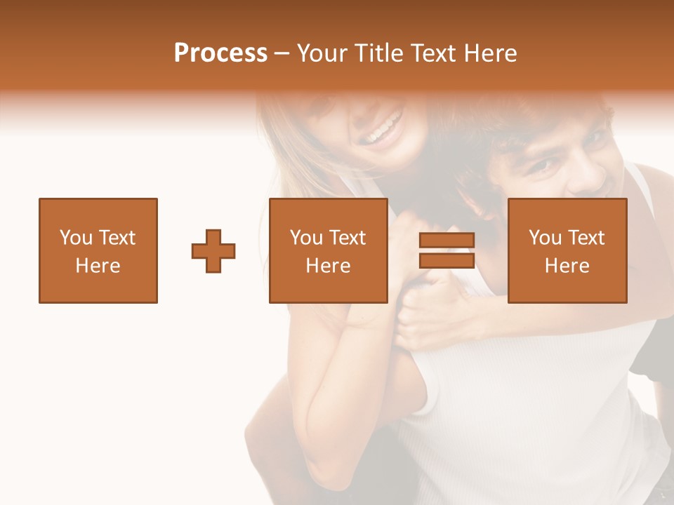Female Hold Help PowerPoint Template