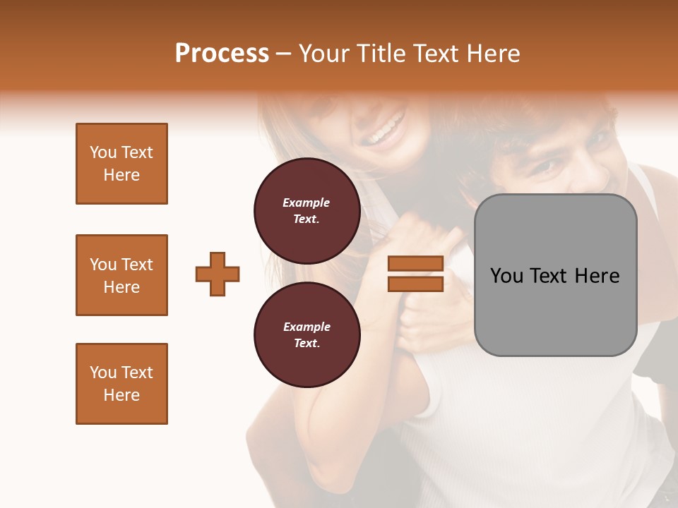Female Hold Help PowerPoint Template