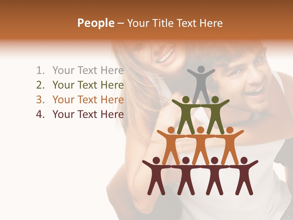 Female Hold Help PowerPoint Template