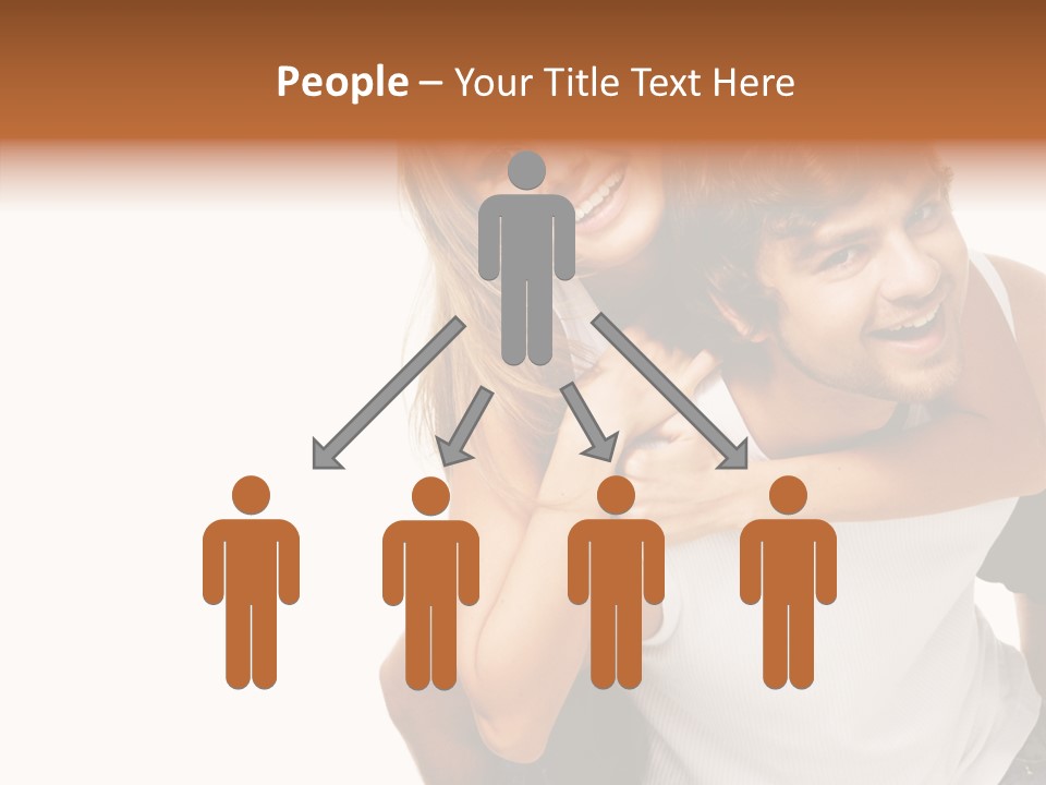 Female Hold Help PowerPoint Template