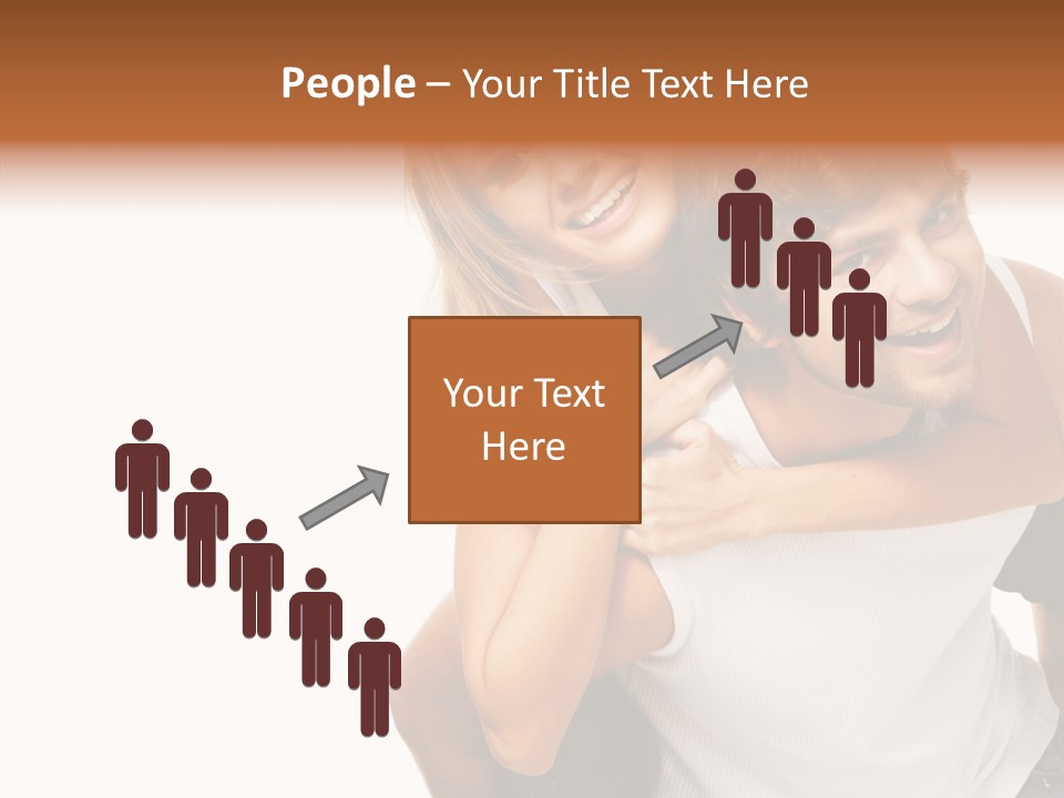 Female Hold Help PowerPoint Template