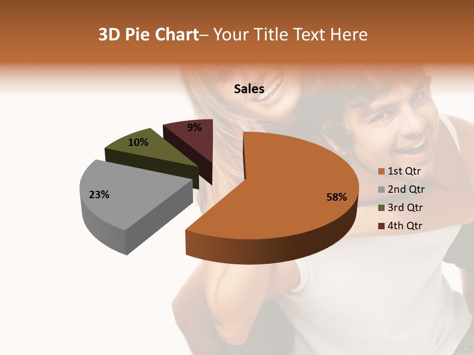 Female Hold Help PowerPoint Template