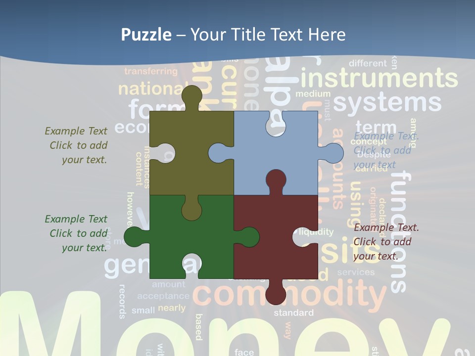 Assistance Finger Elder PowerPoint Template