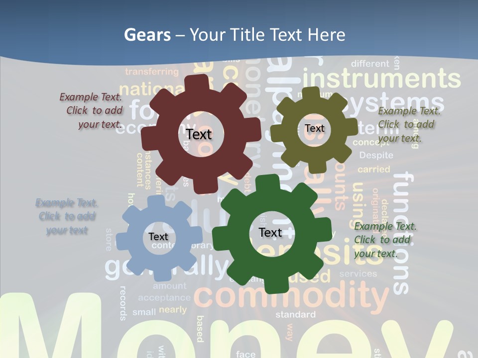 Assistance Finger Elder PowerPoint Template