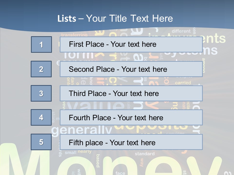 Assistance Finger Elder PowerPoint Template